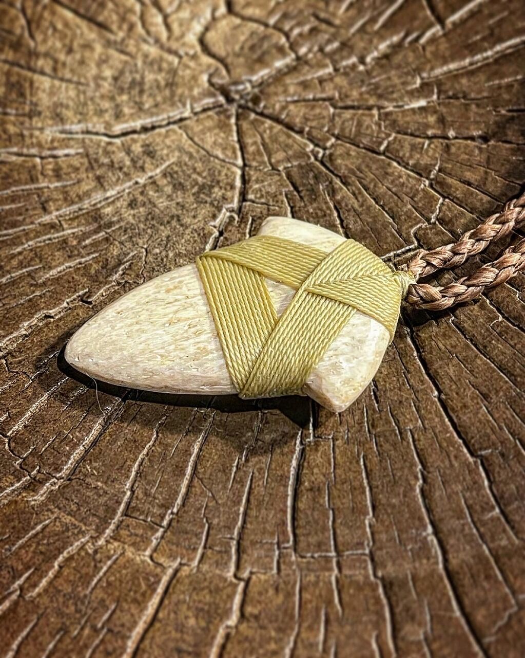 ボーンカービング鯨骨ネックレス WB-169 | Ocean's Bone Carvings