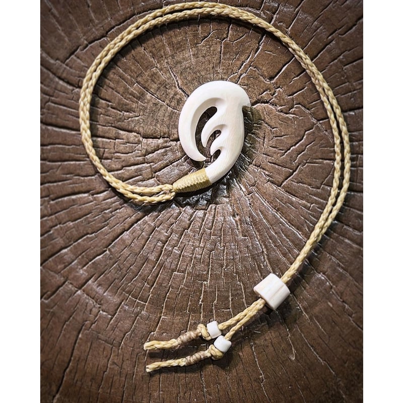 ボーンカービング牛骨HOOK CB-340 | Ocean's Bone Carvings