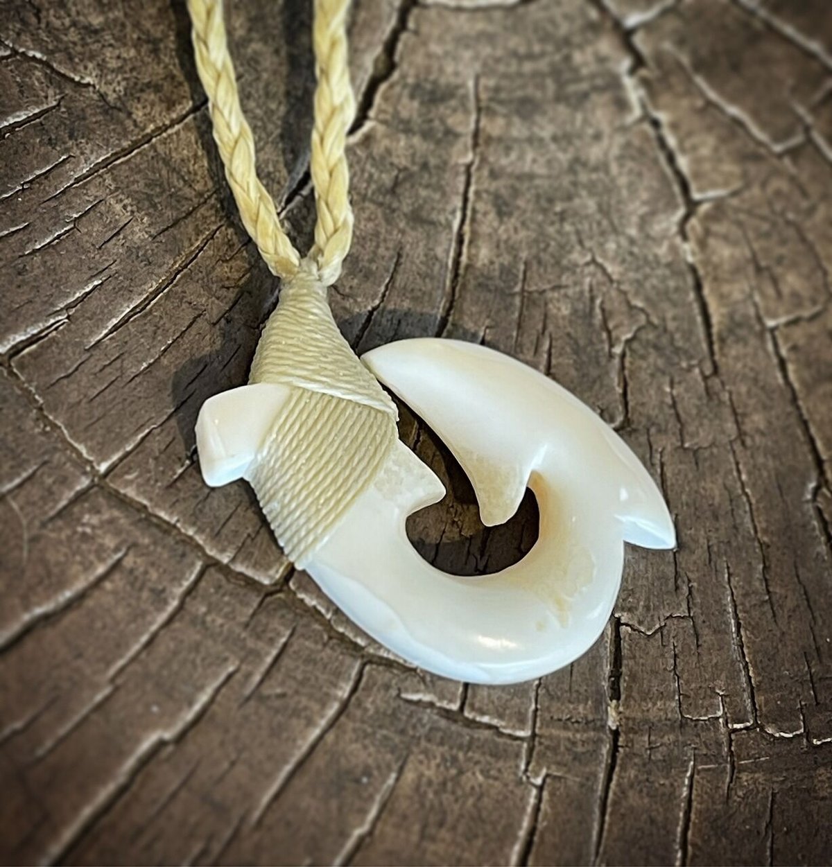 ボーンカービング セイウチ牙HOOK WA-127 | Ocean's Bone Carvings