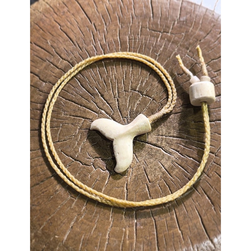 ボーンカービング鯨骨ホエールテール WB-374 | Ocean's Bone Carvings