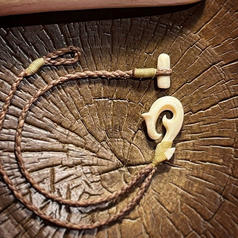 ボーンカービング セイウチ牙HOOK WA-86 | Ocean's Bone Carvings
