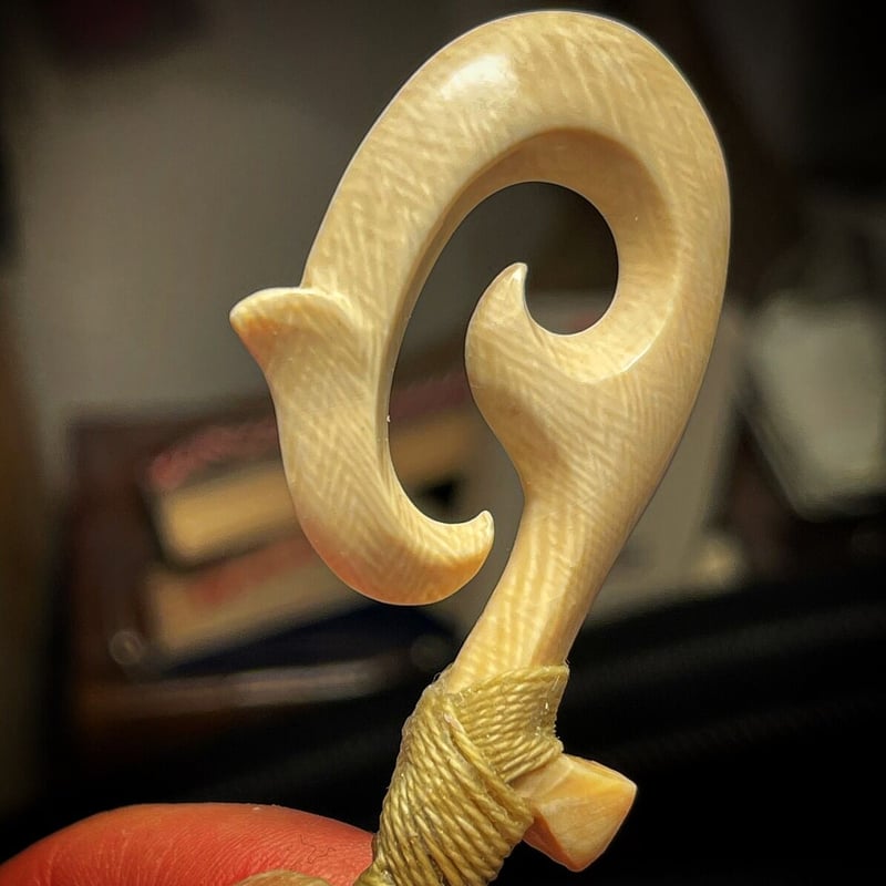 ボーンカービング 希少マンモス牙HOOK MT-83 | Ocean's Bone Carvings