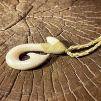 ボーンカービング鯨骨HOOK WB-162
