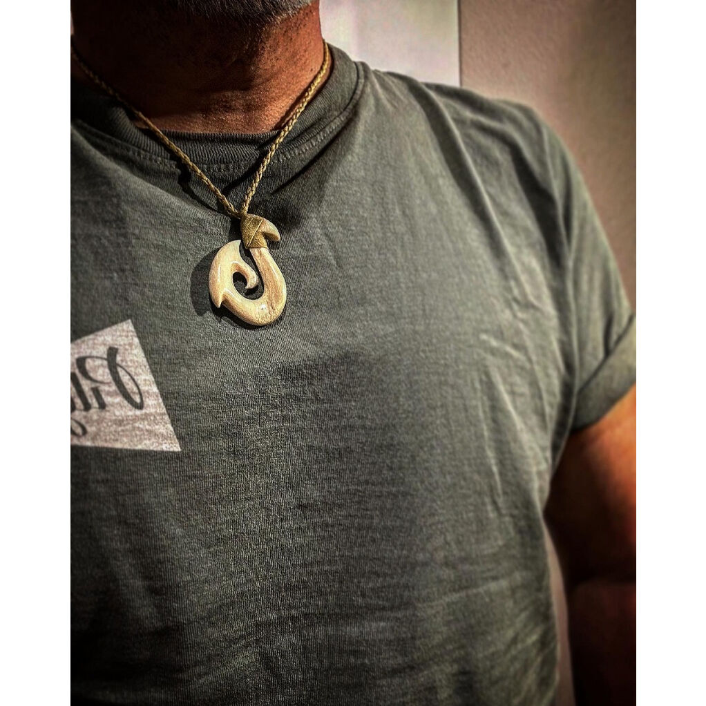 ボーンカービング鯨骨HOOK WB-203 | Ocean's Bone Carvings