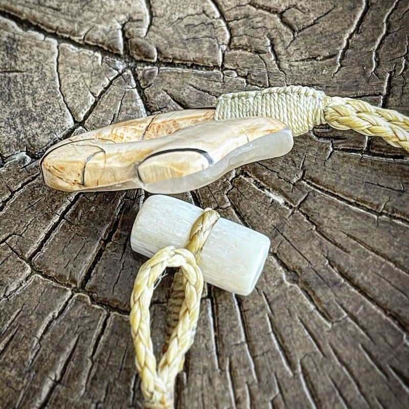 マンモスの牙 15mm　３個セット ボーンカービング マンモス牙HOOK MT-180 | Ocean's Bone Carvings