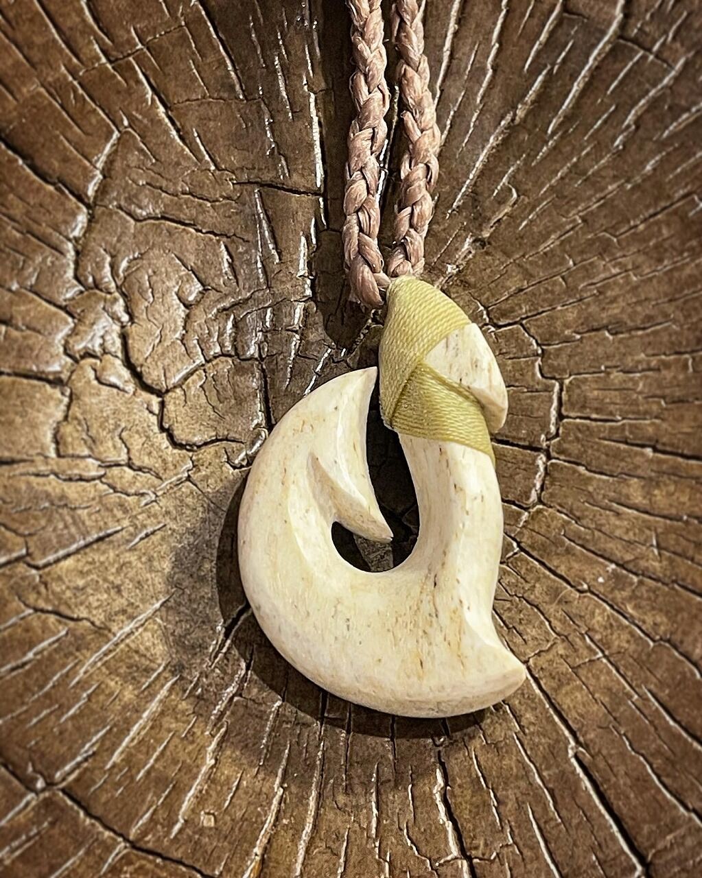 ボーンカービング鯨骨HOOK WB-156 | Ocean's Bone Carvings