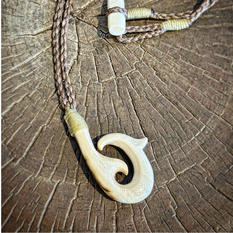 ボーンカービング マンモス牙HOOK MT-193 | Ocean's Bone Carvings