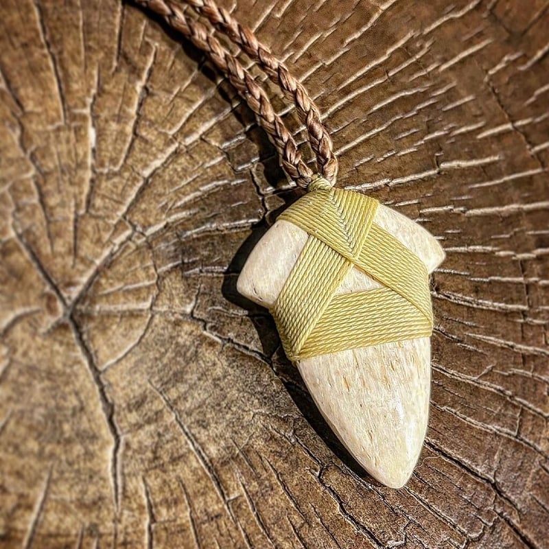 ボーンカービング鯨骨ネックレス WB-169 | Ocean's Bone Carvings