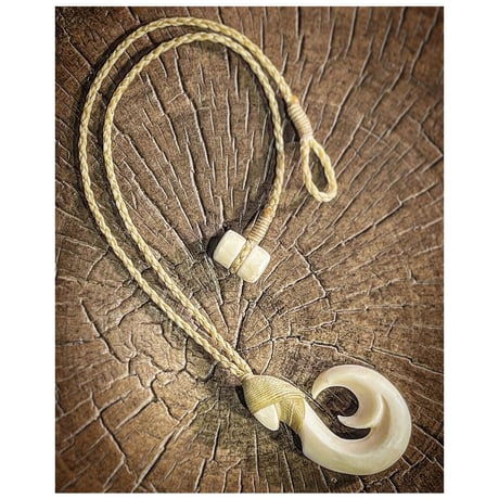 ボーンカービング鯨骨HOOK WB-226