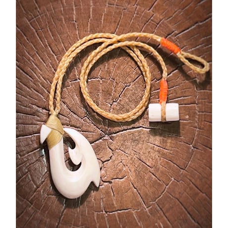 ボーンカービング鯨骨HOOK WB-357