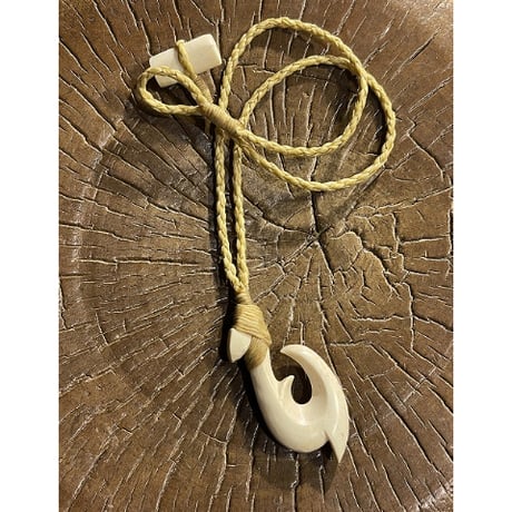 ボーンカービング鯨骨HOOK WB-407