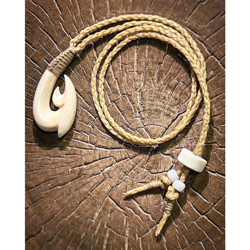 ボーンカービング鯨歯HOOK WL-348 | Ocean's Bone Carvings