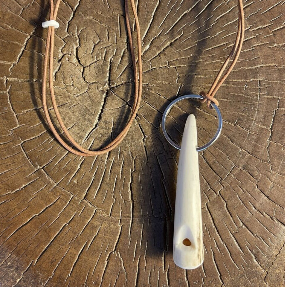 鹿角ホイッスル DH-91 | Ocean's Bone Carvings