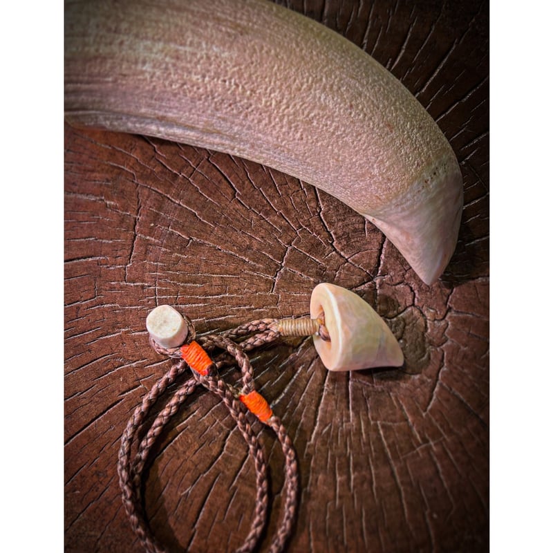 ボーンカービング鯨歯ネックレス WL-368 | Ocean's Bone Carvings