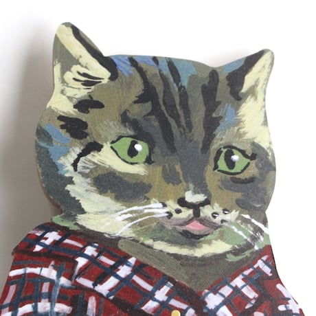 Nathalie Lete(ナタリーレテ) ダイカット　掛け時計 猫《Tabby cat》