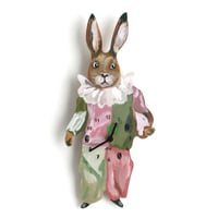 Nathalie Lete(ナタリーレテ) ダイカット　掛け時計 うさぎ《Rabbit》