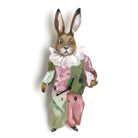 Nathalie Lete(ナタリーレテ) ダイカット　掛け時計 うさぎ《Rabbit》