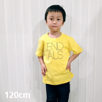 END ALS KIDS TEE YELLOW (120cm)