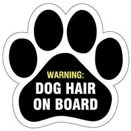 カーマグネット ”Dog Hair on Board”【送料無料】