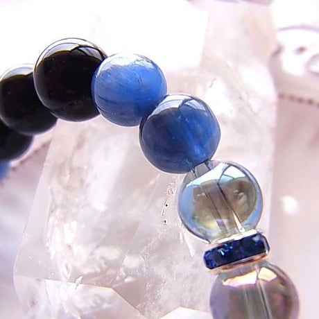 《エネルギーの統合》依存心を取り除き独立心を育てる　ボリビア産天然アメトリン/カヤナイト/アクアオーラ/ブルータイガーアイ