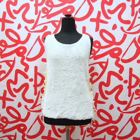 Frilled Lace Sleeveless < Yellow  /  L.Pink >