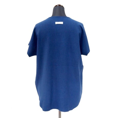 BIG POLO TEE_ Navy[side/sleeve race]