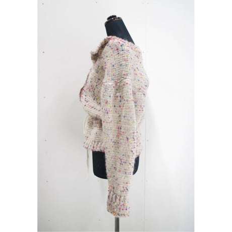 Candy pop cardigan < Beige >