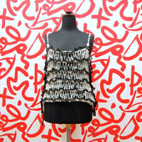 Frilled Lace Camisole < Ivory >