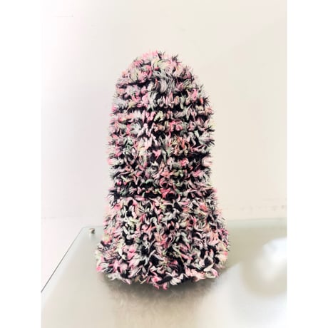 Funky fur bubble balaclava