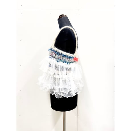 Ethnic Ruffled Camisole < W luffle  / White luffle>