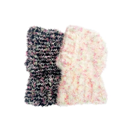 Funky fur bubble balaclava
