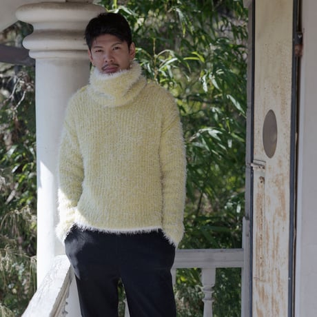 Simple Fur Pull Over_Unisex  <with snood / スヌード付>