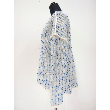 Pom Pons knit < L.BLUE×BLUEdots>