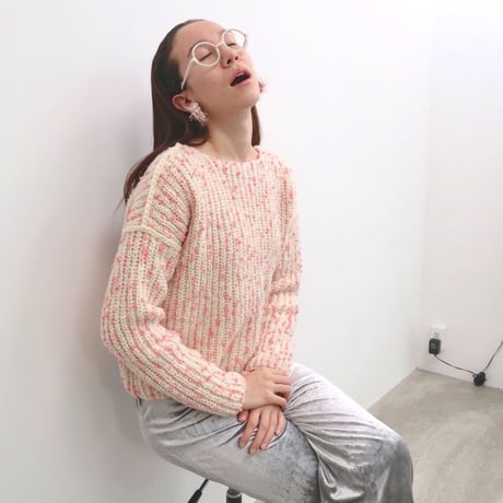 Pon Pon Knit < Pink / Red / Blue >