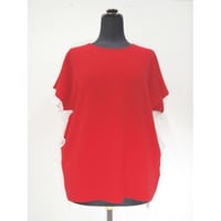 BIG POLO TEE_Red[side/sleeve race]