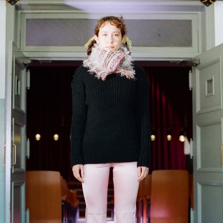 Folklore rib knit _ Ladies  < Black >