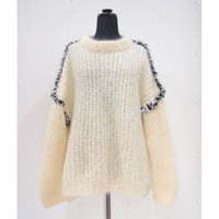 Mohair Mock Neck P/O <Cream>
