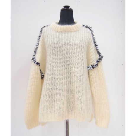Mohair Mock Neck P/O <Cream>