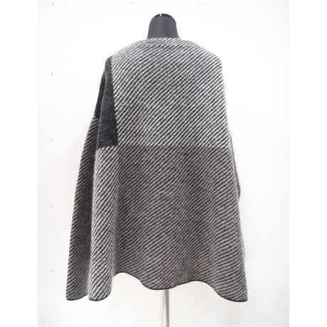 Color Combination knit _ Unisex < Red / Black >