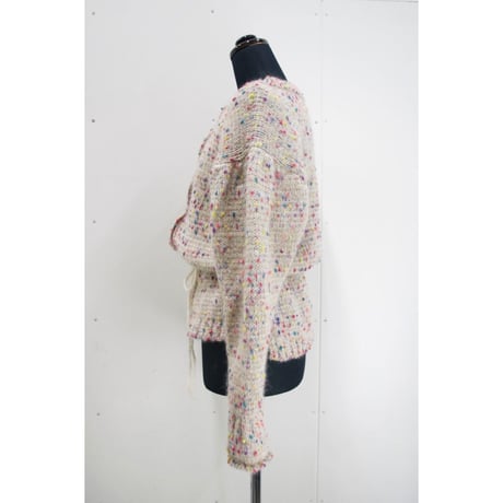 Candy pop cardigan < Beige >