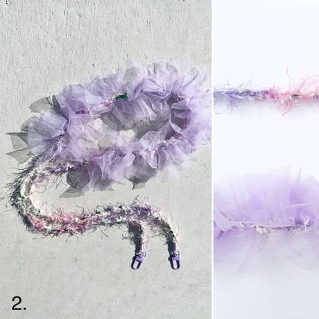 BIGフリル携帯ストラップ Phone strap