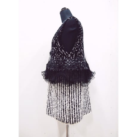 RUFFLE GILET