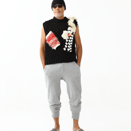 Cable Gilet < Black >