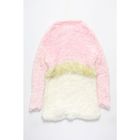 Floss-silk fur Long Cardigan