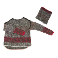Big loop colorful Pullover