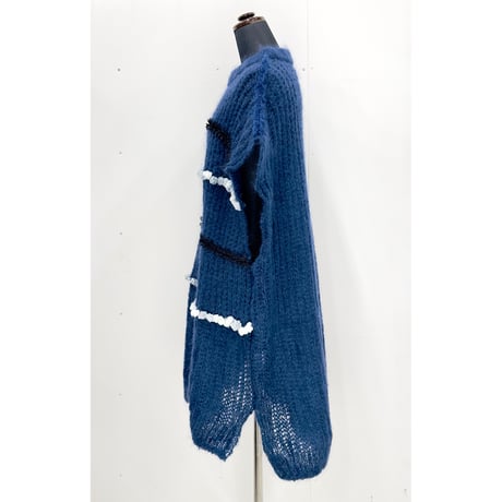 Bubble Mohair Big Vest 1