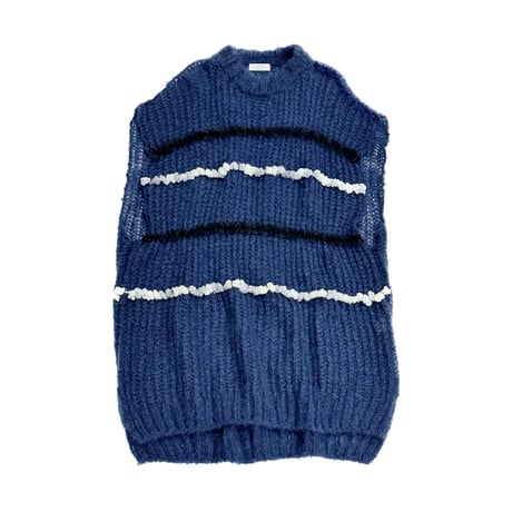 Bubble Mohair Big Vest 1