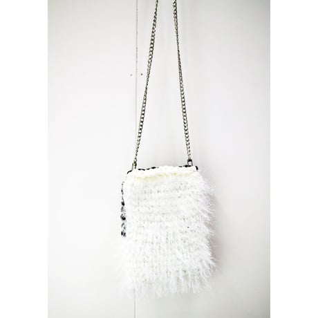 Colorful volume shoulder bag < WHT / PNK >