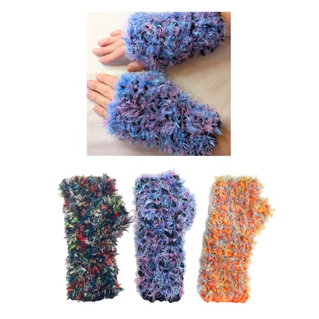 Knit mittens_flame image1