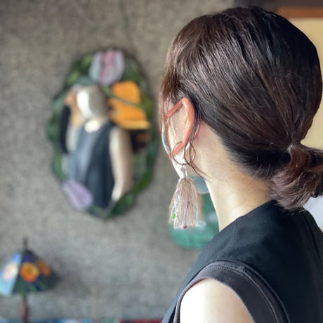 タッセルピアス(イヤリング) 　Tassel earrings﻿/Ear clips